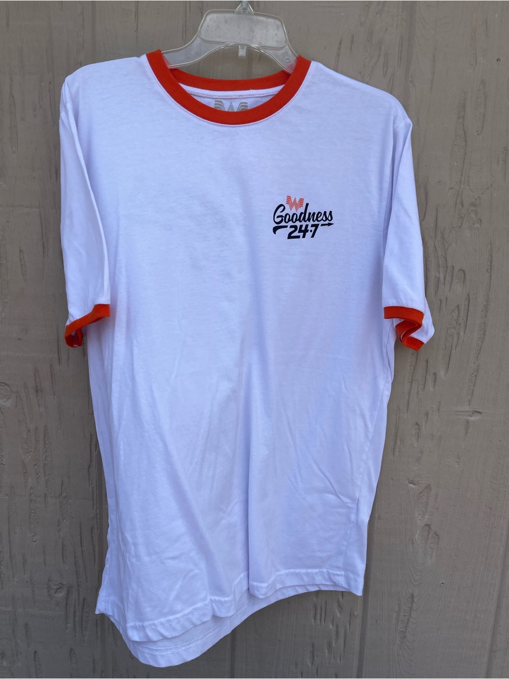 Whataburger White & orange Ringer Tee - Men